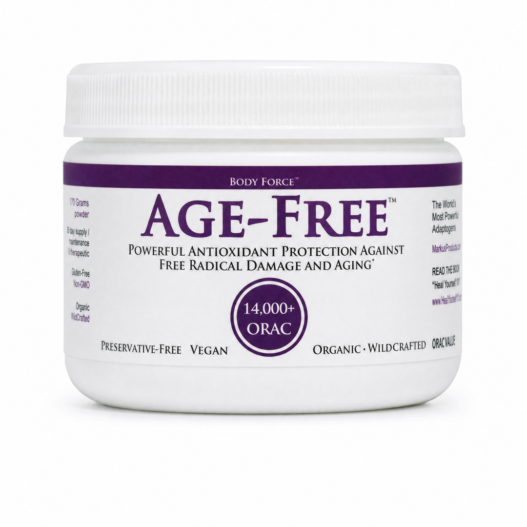 Age-Free powder, front