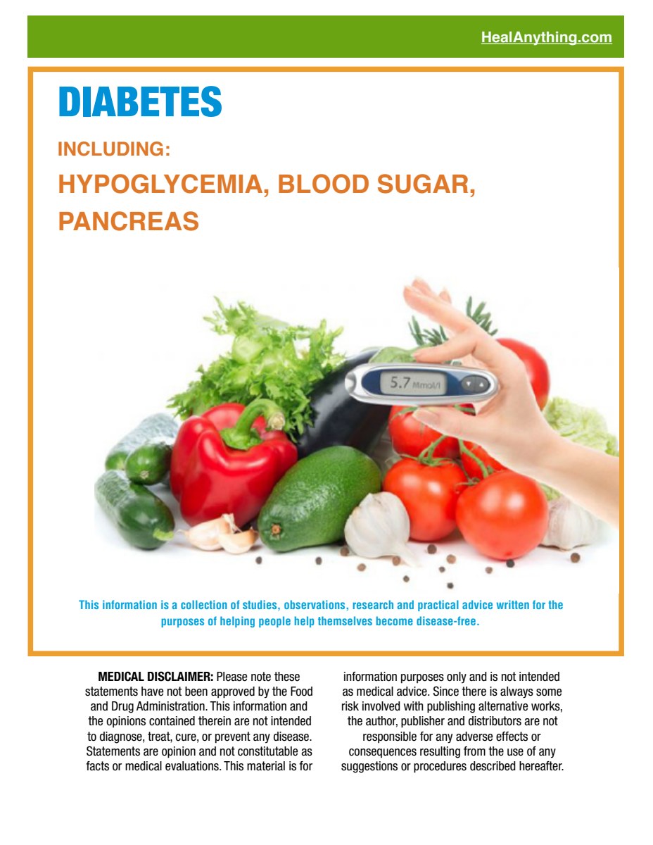 DIABETES (75 page e-booklet)