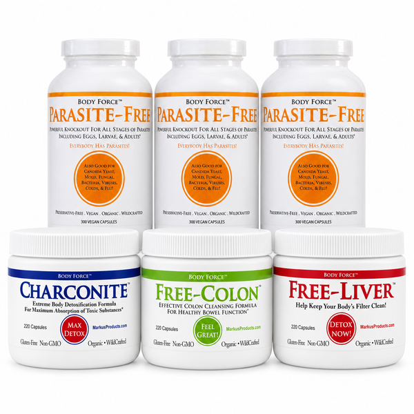 Detox 3 Month Set, everything in the set