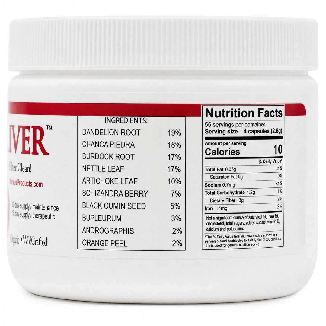Free-Liver capsules, back