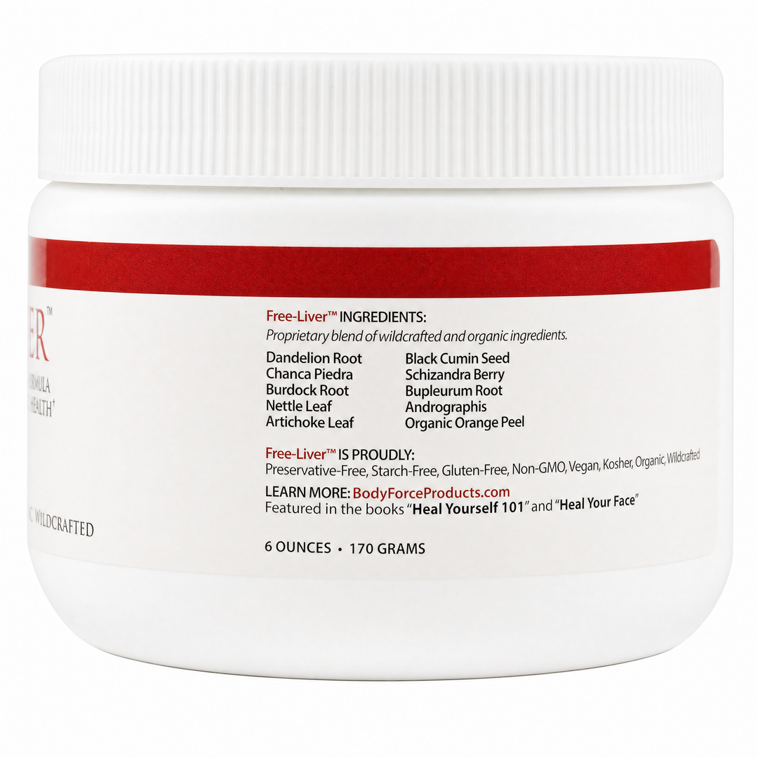 Free-Liver powder, back