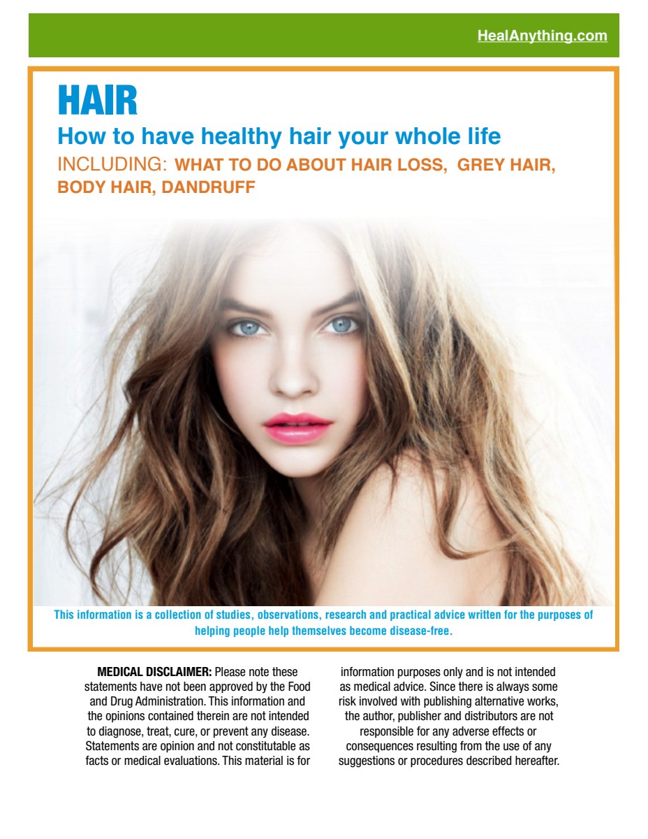 HAIR: How to Have Healthy Hair your Whole Life (44 page e-booklet)