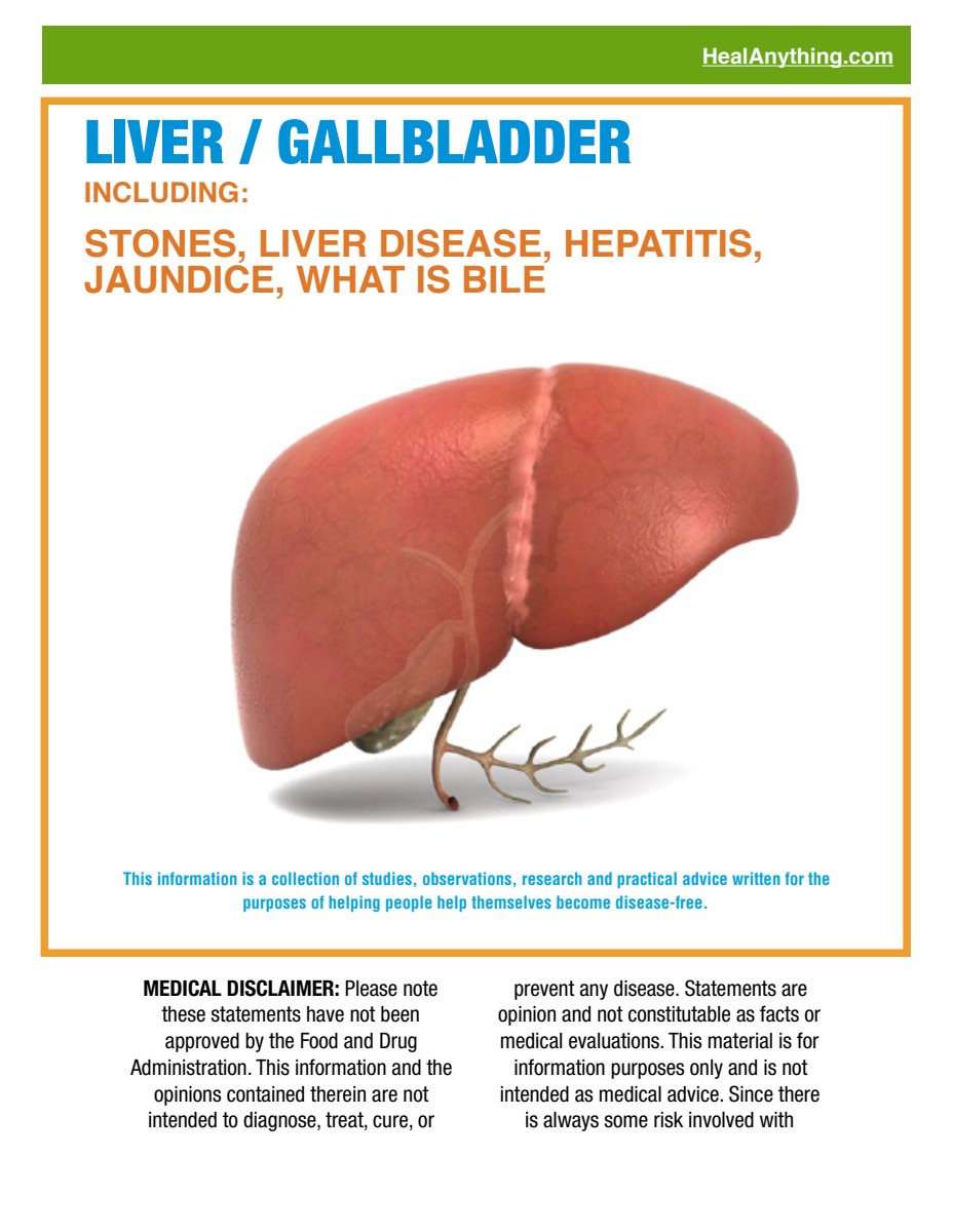 LIVER / GALLBLADDER (74 page e-booklet)