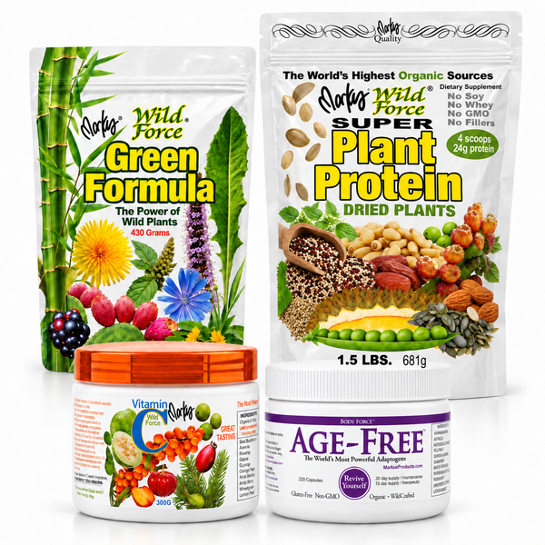 Protein, Greens, Vitamin C, and Age-Free Set, everything in the set
